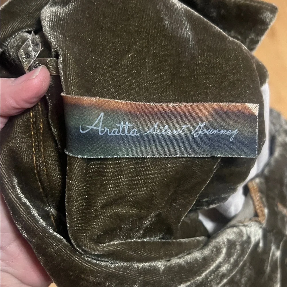 Aratta silent journey deer velvet burnout shirt oversized - Picture 7 of 12
